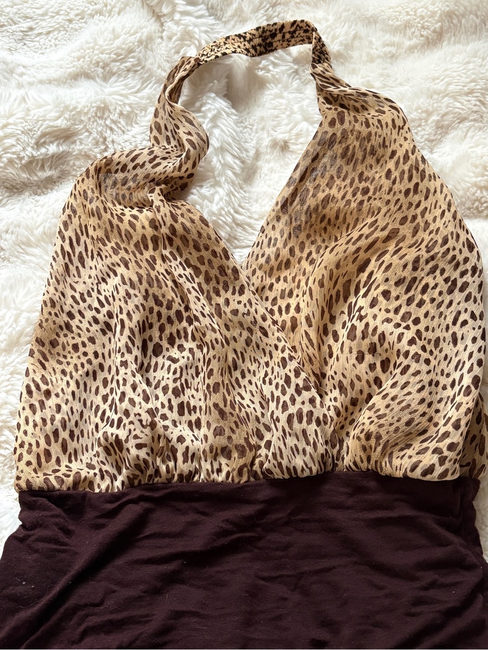 foxy jean cheetah top 🐆
